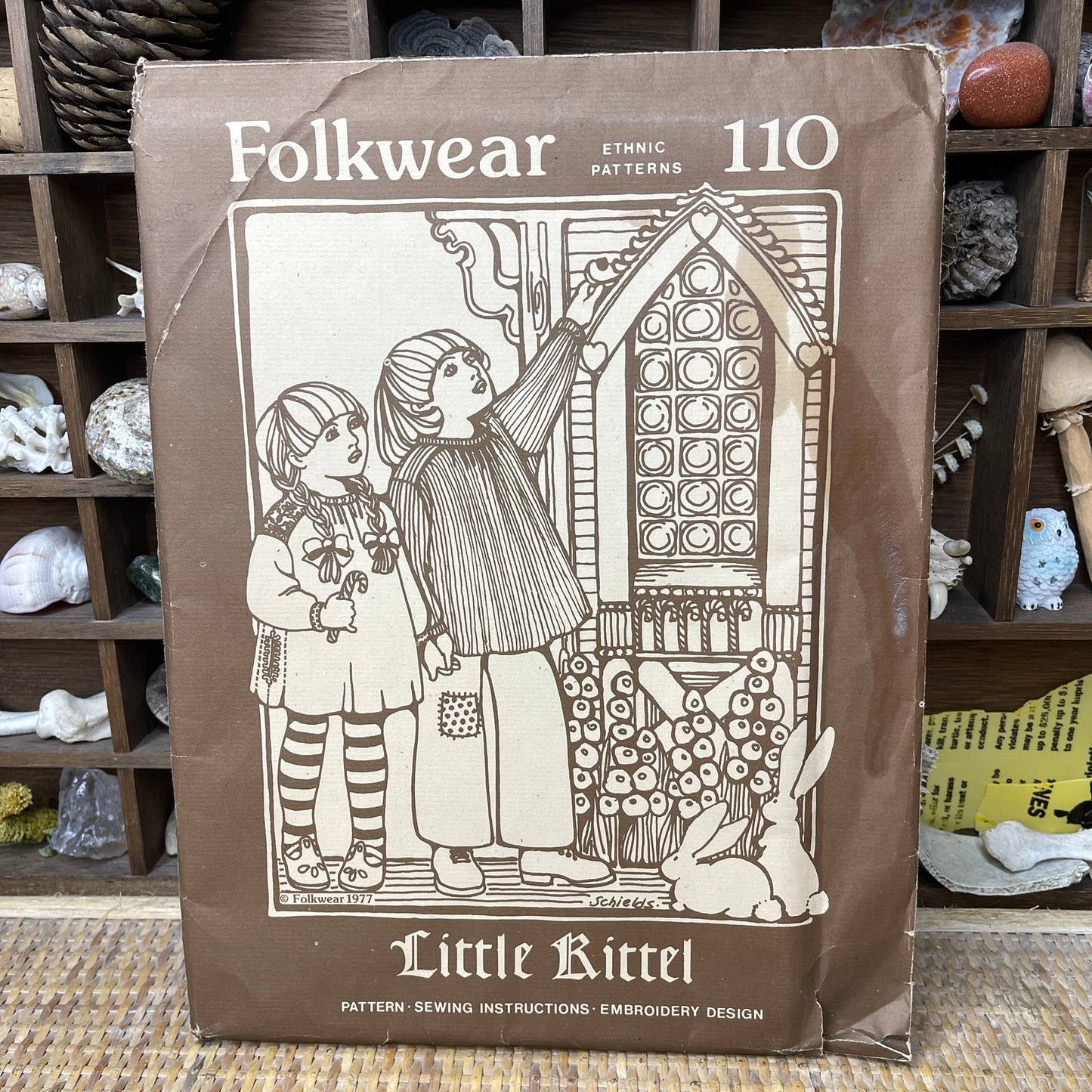 Vintage 70s Folkwear Little Kittel Sewing Pattern No. 110 Childrens