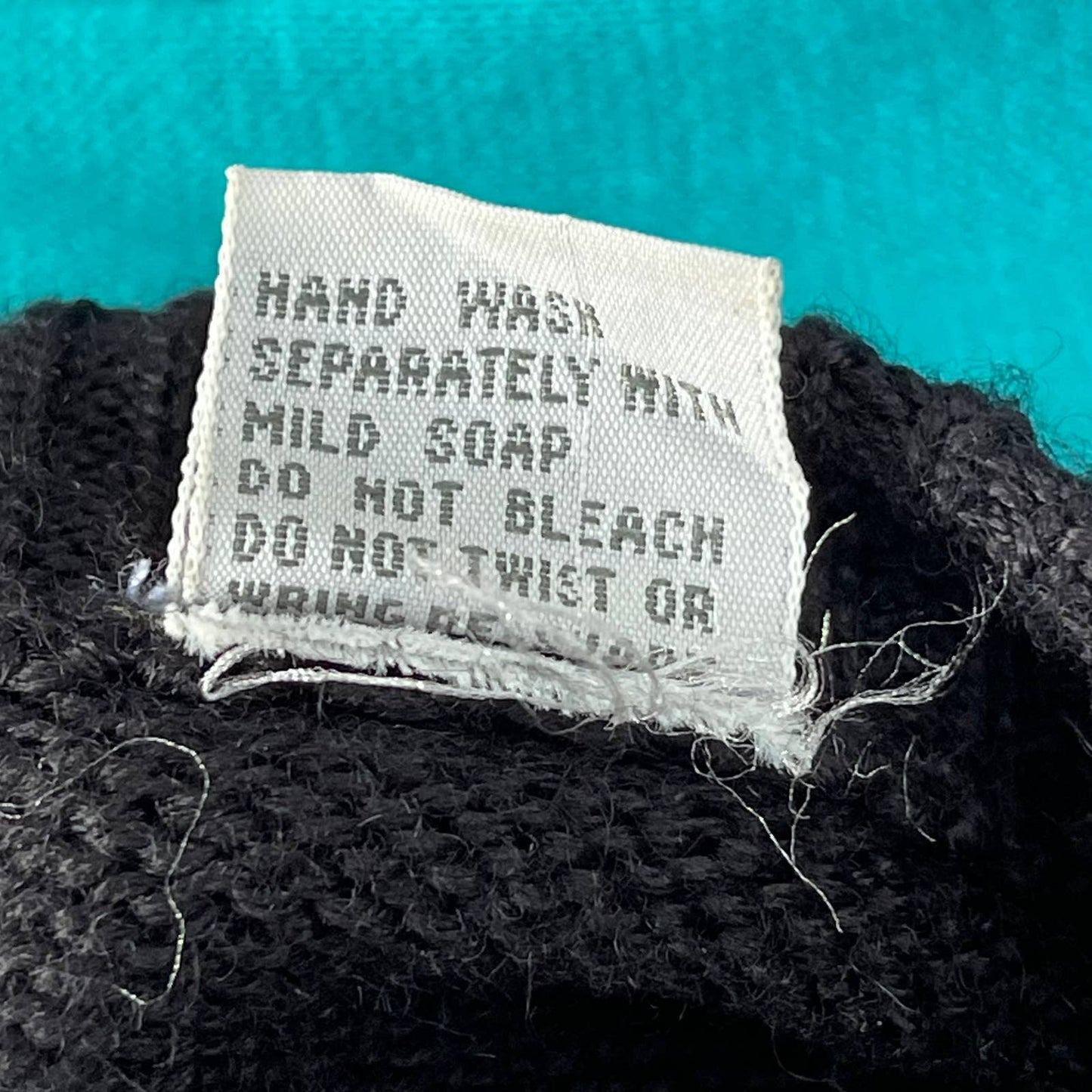 Vintage 80s Black Sequin Cardigan Sweater Buttons Wool Blend Tony Lambert Size M