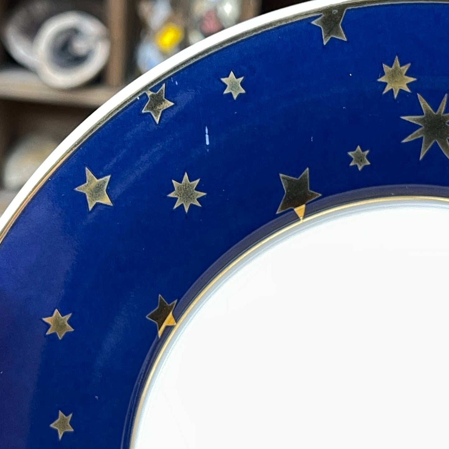 Vintage Y2K Galaxy Cup and Saucer Set Porcelain with 14kt Gold Details Sakura