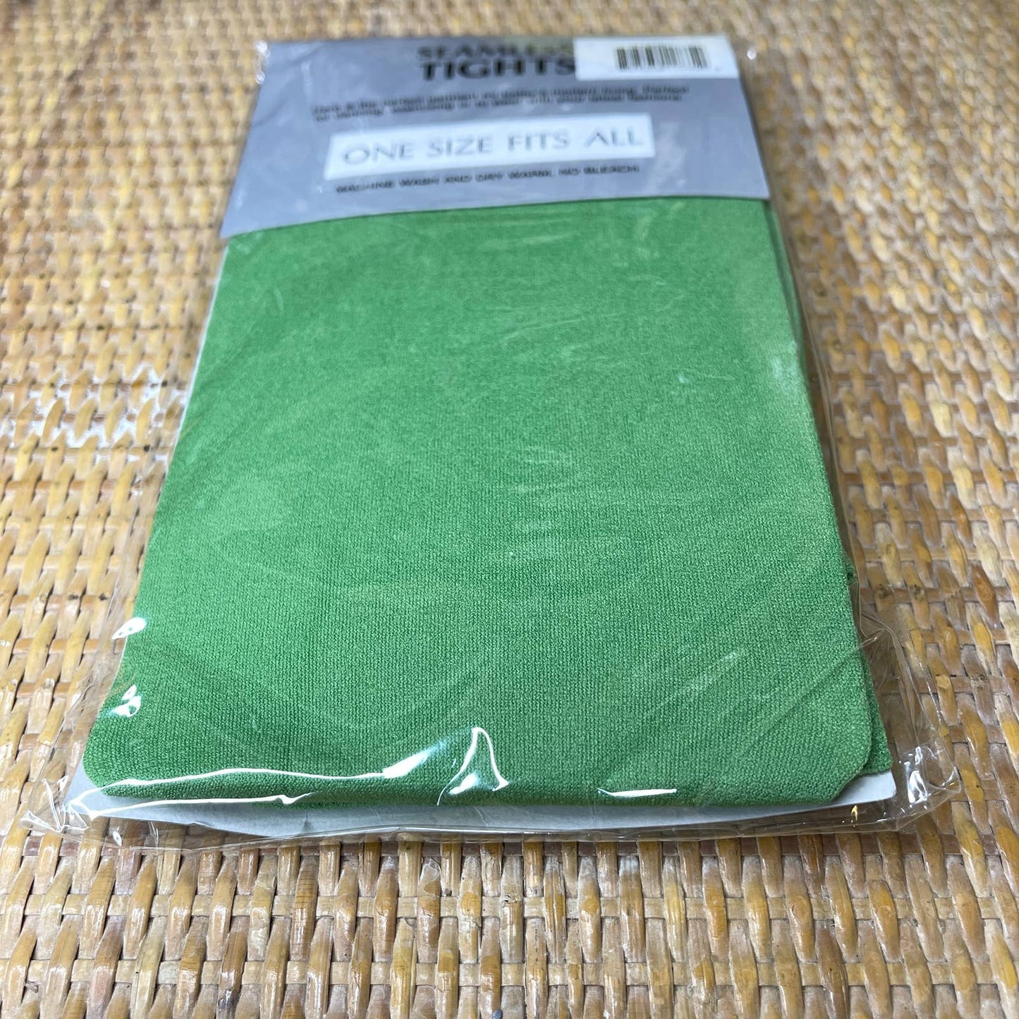 Kelly Green Seamless Tights One Size Fits All Nylon by Costume Mates