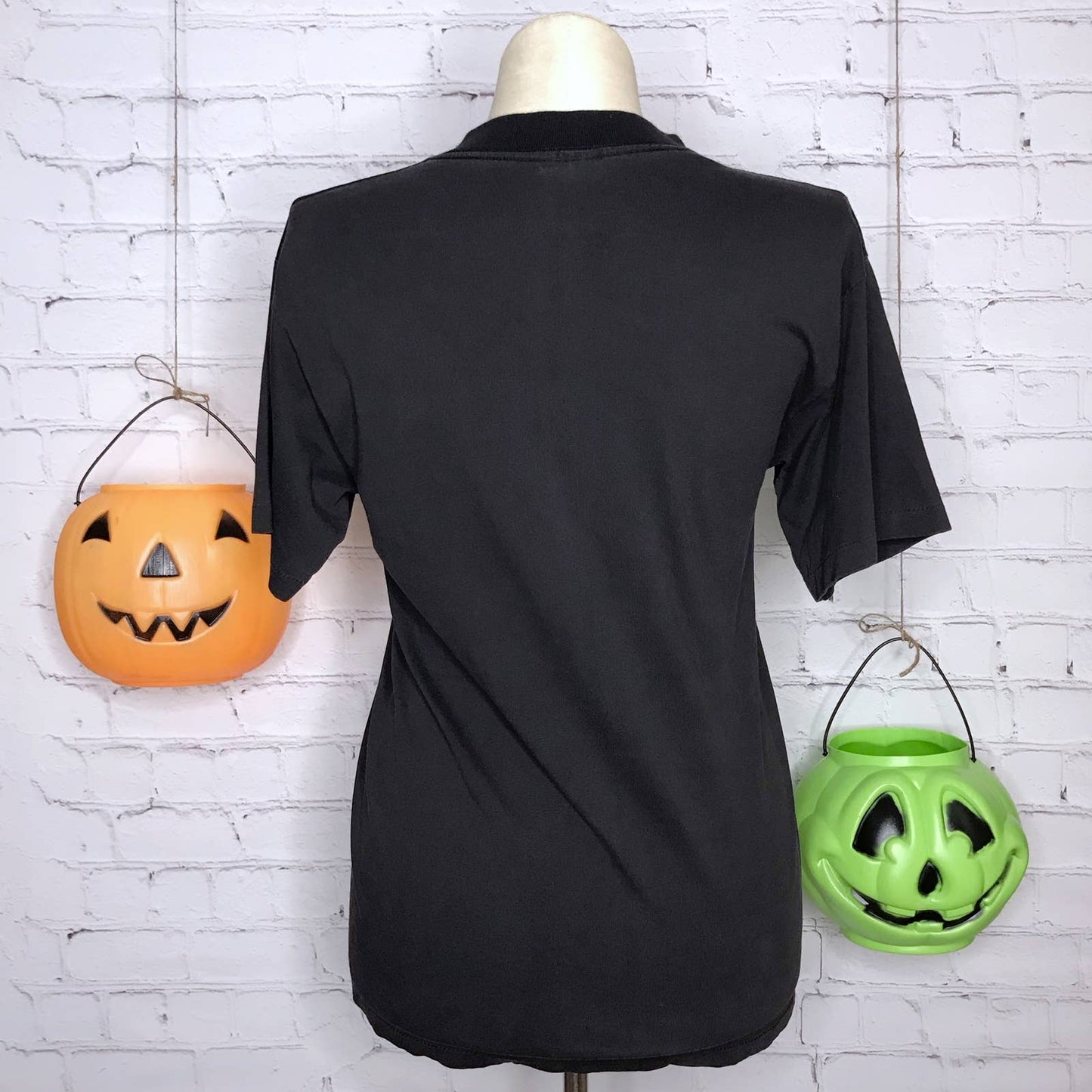 Vintage 90s Black Tee This Is My Halloween Costume by Stadium Court Size L