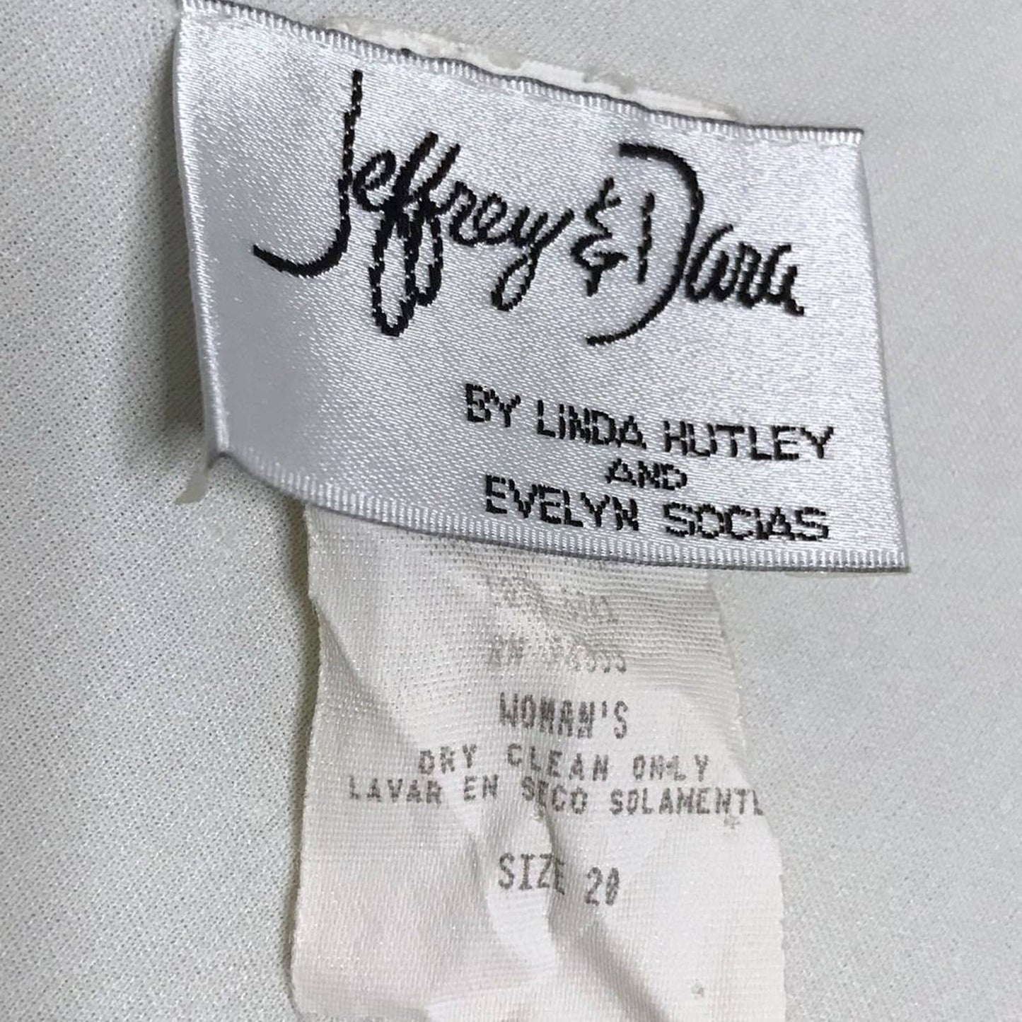 Vintage 90s White Black Snakeskin Shift Dress Jeffrey and Dara Volup Size 20