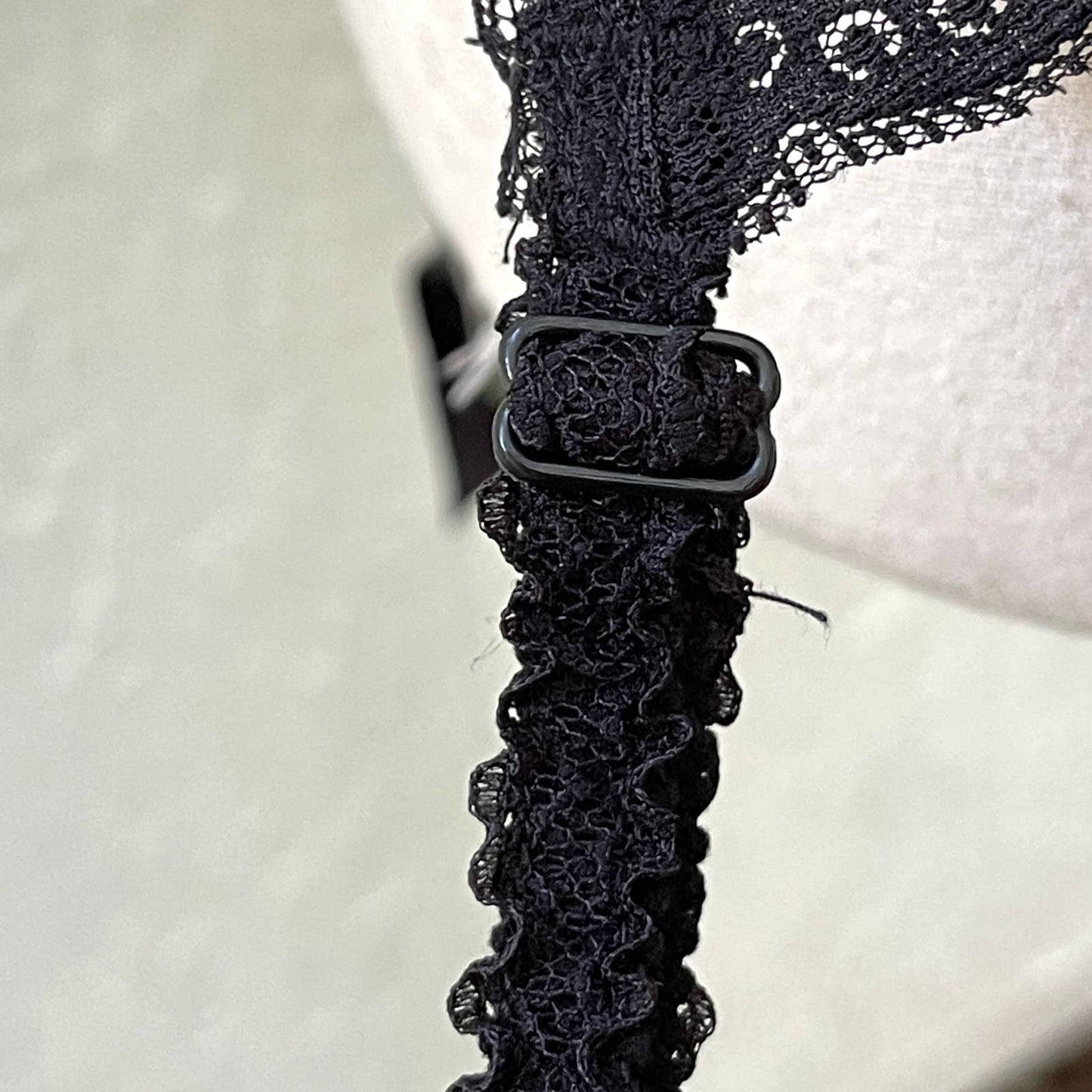 Vintage 90s Sexy Black Lace Garter Belt Lingerie Boudoir Saks Fifth Avenue